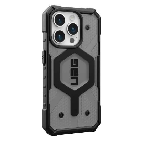Чехол UAG Pathfinder Magsafe for iPhone 15 Pro Ash - цена, характеристики, отзывы, рассрочка, фото 3