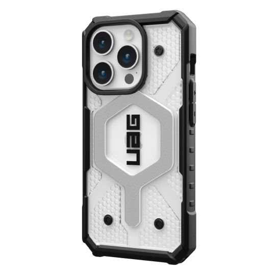 Чехол UAG Pathfinder Magsafe for iPhone 15 Pro Ice - цена, характеристики, отзывы, рассрочка, фото 2