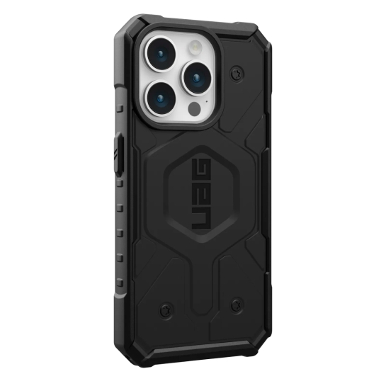Чехол UAG Pathfinder Magsafe for iPhone 15 Pro Black - цена, характеристики, отзывы, рассрочка, фото 3