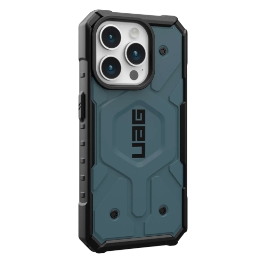 Чехол UAG Pathfinder Magsafe for iPhone 15 Pro Cloud Blue - цена, характеристики, отзывы, рассрочка, фото 3