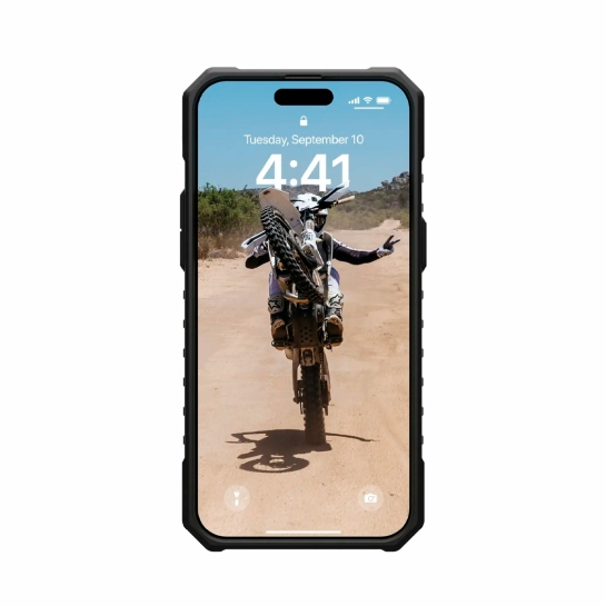 Чехол UAG Pathfinder Magsafe for iPhone 15 Pro Dark Earth - цена, характеристики, отзывы, рассрочка, фото 4