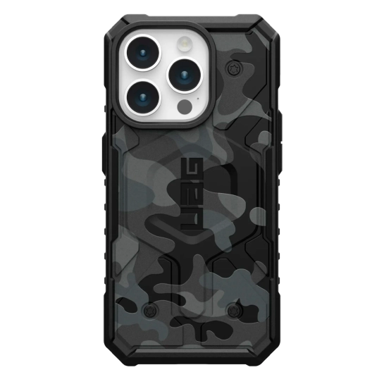 Чехол UAG Pathfinder SE MagSafe for iPhone 15 Pro Black Midnight Camo