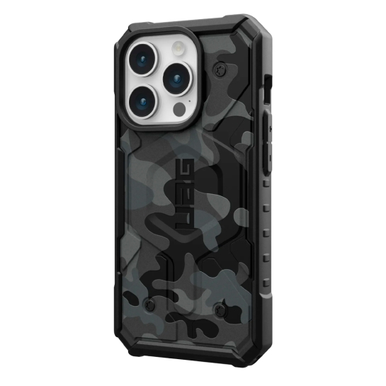 Чехол UAG Pathfinder SE MagSafe for iPhone 15 Pro Black Midnight Camo - цена, характеристики, отзывы, рассрочка, фото 2
