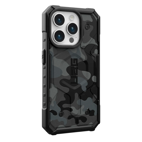 Чохол UAG Pathfinder SE MagSafe for iPhone 15 Pro Black Midnight Camo - ціна, характеристики, відгуки, розстрочка, фото 3