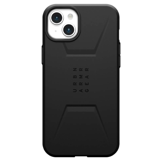 Чехол UAG Civilian Magsafe for iPhone 15 Plus Black - цена, характеристики, отзывы, рассрочка, фото 1