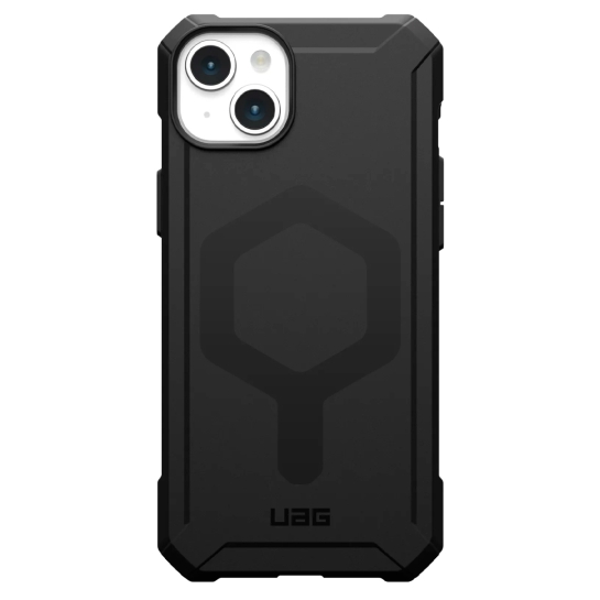 Чохол UAG Essential Armor Magsafe for iPhone 15 Plus Black - ціна, характеристики, відгуки, розстрочка, фото 1