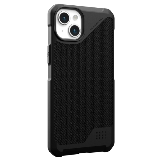 Чохол UAG Metropolis LT Magsafe for iPhone 15 Plus Kevlar Black - ціна, характеристики, відгуки, розстрочка, фото 3