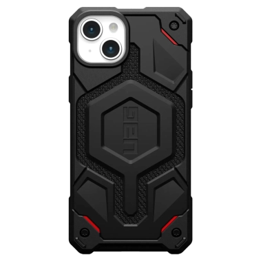 Чохол UAG Monarch Pro Magsafe for iPhone 15 Plus Kevlar Black - цена, характеристики, отзывы, рассрочка, фото 1