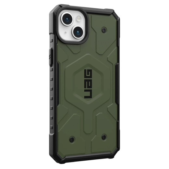 Чехол UAG Pathfinder Magsafe for iPhone 15 Plus Olive Drab - цена, характеристики, отзывы, рассрочка, фото 3