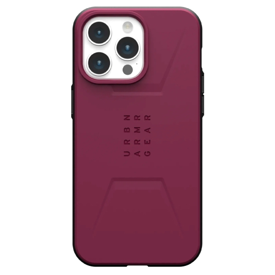 Чехол UAG Civilian Magsafe for iPhone 15 Pro Max Bordeaux - цена, характеристики, отзывы, рассрочка, фото 1