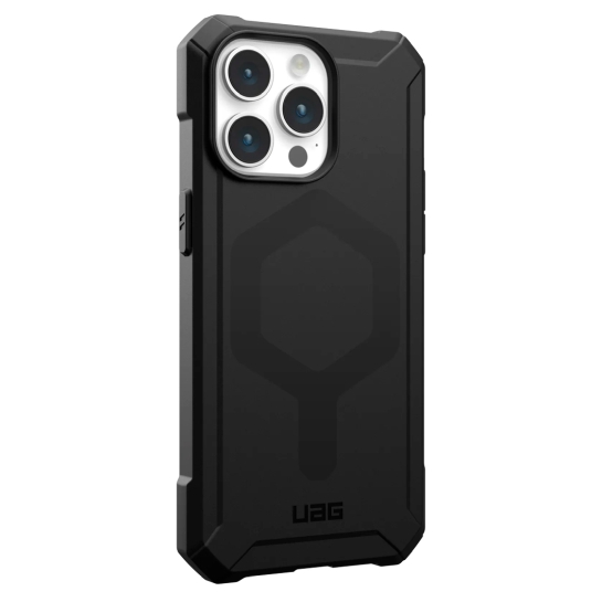 Чехол UAG Essential Armor Magsafe for iPhone 15 Pro Max Black - цена, характеристики, отзывы, рассрочка, фото 3