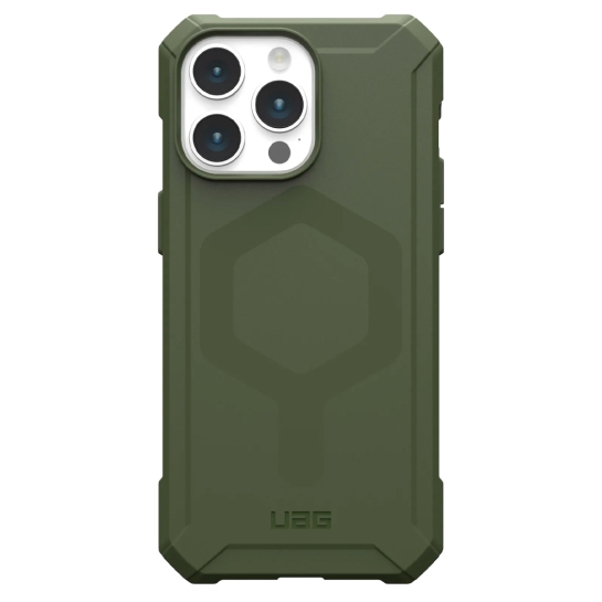 Чехол UAG Essential Armor Magsafe for iPhone 15 Pro Max Olive Drab - цена, характеристики, отзывы, рассрочка, фото 1