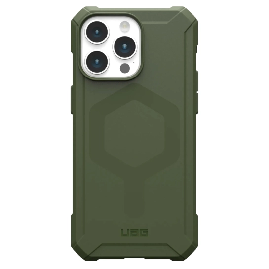Чохол UAG Essential Armor Magsafe for iPhone 15 Pro Max Olive Drab