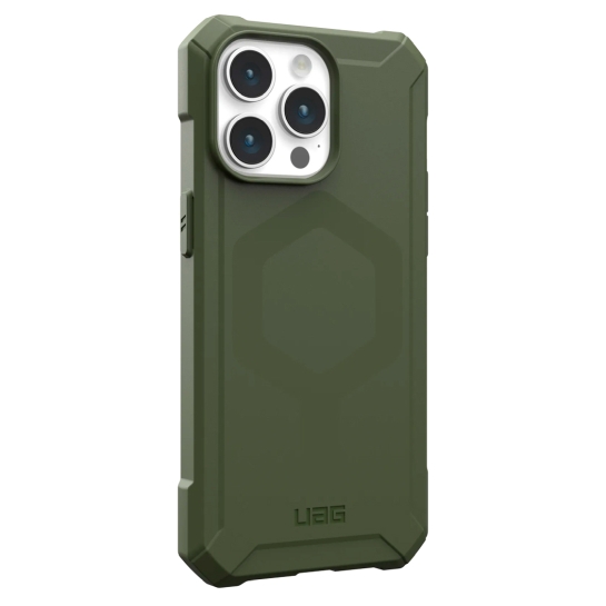 Чехол UAG Essential Armor Magsafe for iPhone 15 Pro Max Olive Drab - цена, характеристики, отзывы, рассрочка, фото 3