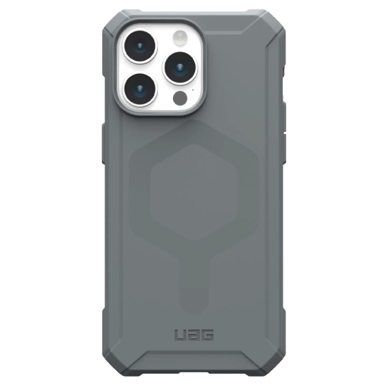 Чехол UAG Essential Armor Magsafe for iPhone 15 Pro Max Silver - цена, характеристики, отзывы, рассрочка, фото 1