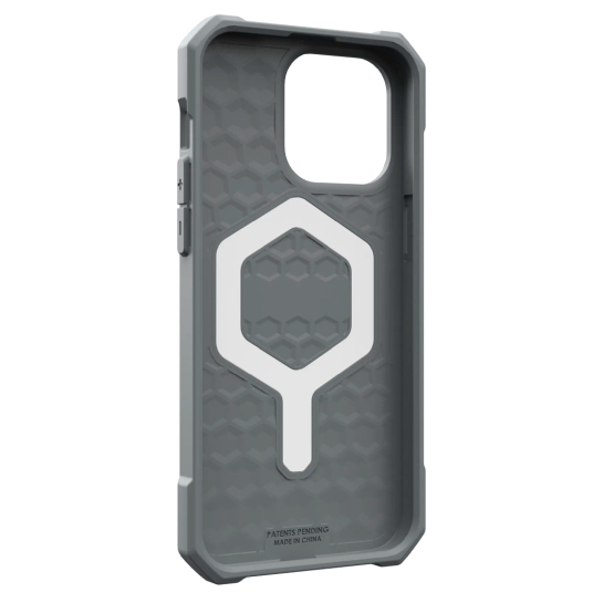 Чехол UAG Essential Armor Magsafe for iPhone 15 Pro Max Silver - цена, характеристики, отзывы, рассрочка, фото 9