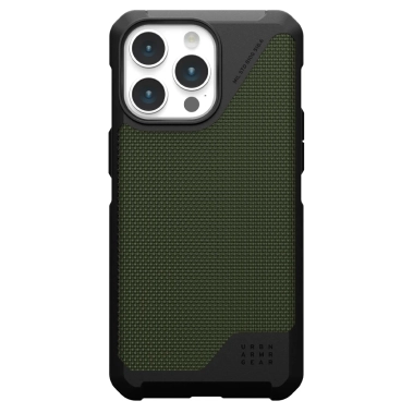Чехол UAG Metropolis LT Magsafe for iPhone 15 Pro Max Kevlar Olive - цена, характеристики, отзывы, рассрочка, фото 1