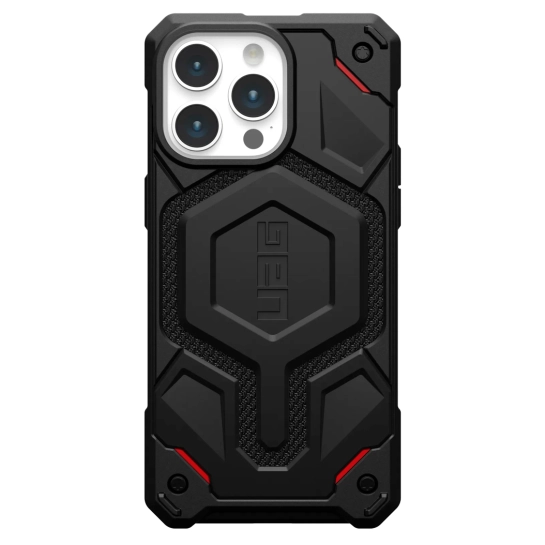 Чохол UAG Monarch Pro Magsafe for iPhone 15 Pro Max Kevlar Black