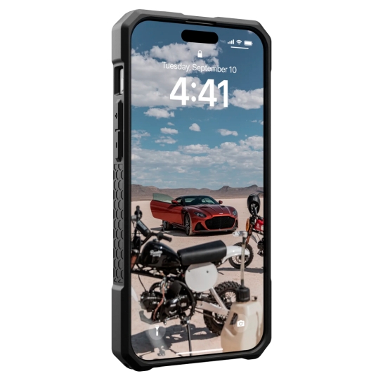 Чехол UAG Monarch Pro Magsafe for iPhone 15 Pro Max Kevlar Elemental Green - цена, характеристики, отзывы, рассрочка, фото 6