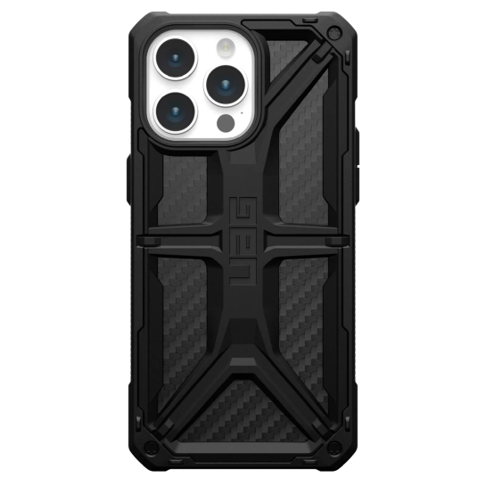 Чехол UAG Monarch for iPhone 15 Pro Max Carbon Fiber - цена, характеристики, отзывы, рассрочка, фото 1