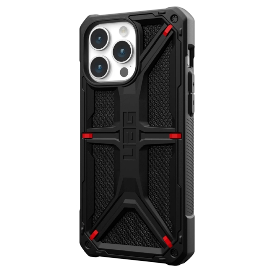Чехол UAG Monarch for iPhone 15 Pro Max Kevlar Black - цена, характеристики, отзывы, рассрочка, фото 2