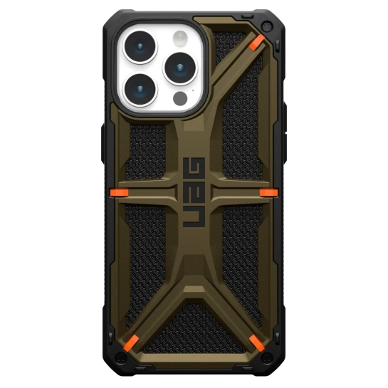 Чохол UAG Monarch for iPhone 15 Pro Max Kevlar Elemental Green