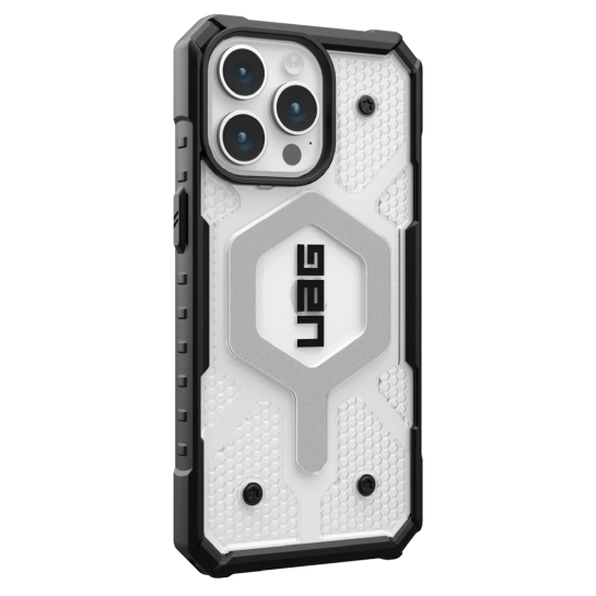 Чехол UAG Pathfinder Magsafe for iPhone 15 Pro Max Ice - цена, характеристики, отзывы, рассрочка, фото 3