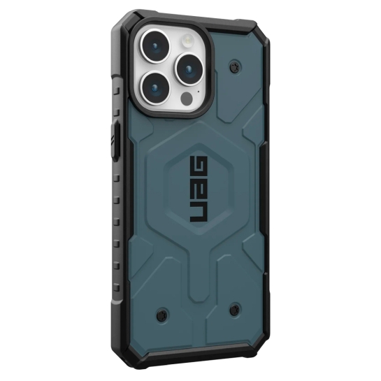 Чехол UAG Pathfinder Magsafe for iPhone 15 Pro Max Cloud Blue - цена, характеристики, отзывы, рассрочка, фото 3