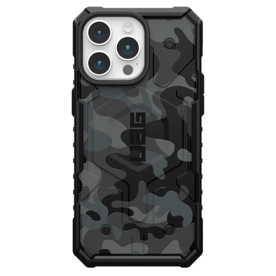 Чохол UAG Pathfinder SE MagSafe for iPhone 15 Pro Max Black Midnight Camo