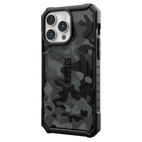 Чехол UAG Pathfinder SE MagSafe for iPhone 15 Pro Max Black Midnight Camo - цена, характеристики, отзывы, рассрочка, фото 2
