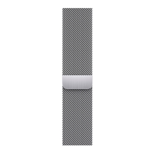 Apple Watch 9 + LTE 45mm Silver Stainless Steel Case with Silver Milanese Loop - ціна, характеристики, відгуки, розстрочка, фото 3