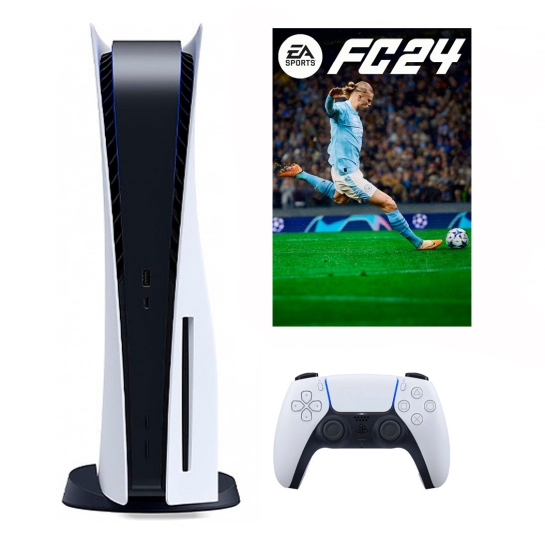 Игровая приставка Sony PlayStation 5 + EA Sports FC 24 (key) - цена, характеристики, отзывы, рассрочка, фото 1