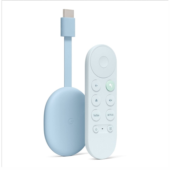 Медіаприставка Chromecast with Google TV Sky - ціна, характеристики, відгуки, розстрочка, фото 1