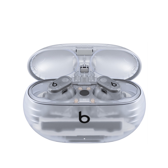 Бездротові навушники Beats Buds Plus Transparent - ціна, характеристики, відгуки, розстрочка, фото 1
