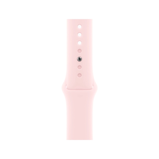 Apple Watch 9 + LTE 41mm Pink Aluminum Case with Light Pink Sport Band - S/M - ціна, характеристики, відгуки, розстрочка, фото 3