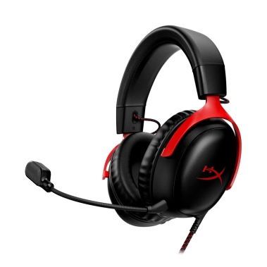 Ігрова гарнітура HyperX Cloud III Black/Red - цена, характеристики, отзывы, рассрочка, фото 1