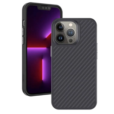 Чохол BlueO Air Aramid Fiber 1500D Case with Magnetic for iPhone 15 Pro Black - цена, характеристики, отзывы, рассрочка, фото 1