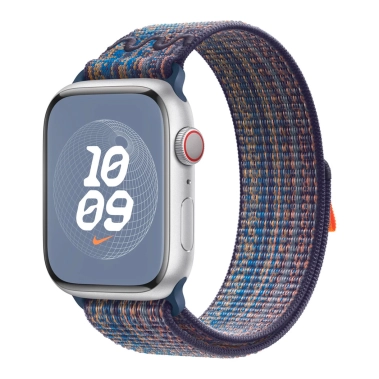 Ремешок Apple Nike Sport Loop for Apple Watch 42mm/44mm/45mm/49mm Game Royal/Orange - цена, характеристики, отзывы, рассрочка, фото 1