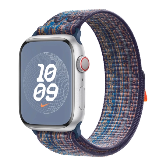 Ремінець Apple Nike Sport Loop for Apple Watch 42mm/44mm/45mm/49mm Game Royal/Orange