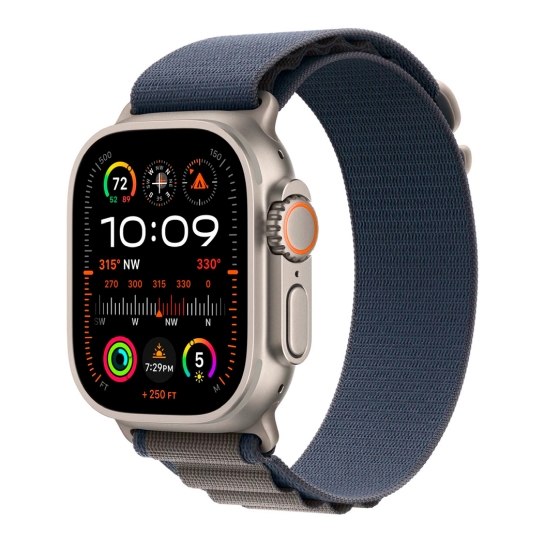 Ремінець Apple Alpine Loop Band for Apple Watch 49mm Blue - цена, характеристики, отзывы, рассрочка, фото 1