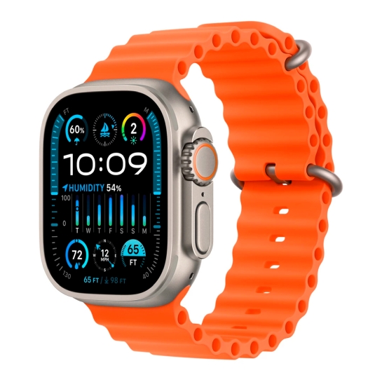 Ремінець Apple Ocean Band for Apple Watch 49mm Orange - цена, характеристики, отзывы, рассрочка, фото 1