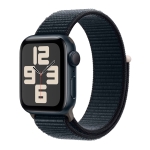 Apple Watch SE 2 2023 44mm Midnight Aluminum Case with Midnight Sport Loop