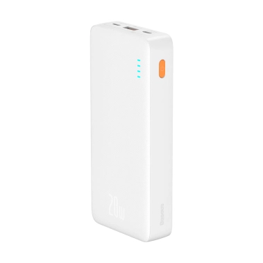 Зовнішній акумулятор  Baseus Airpow Quick Charge 20W 20000mAh White - цена, характеристики, отзывы, рассрочка, фото 1