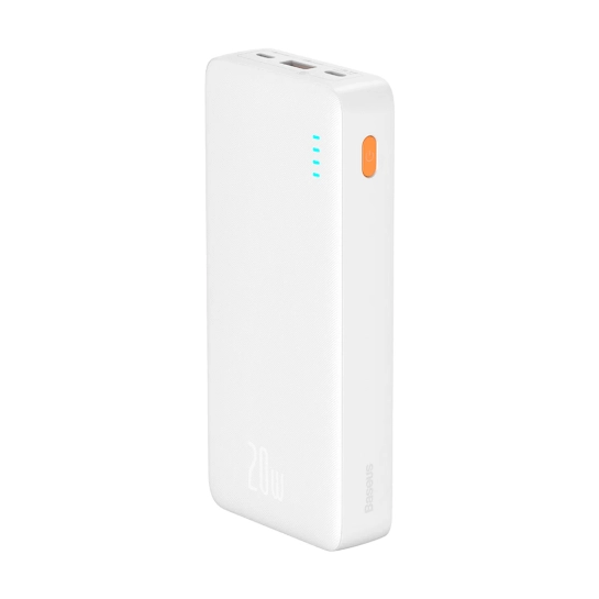 Зовнішній акумулятор  Baseus Airpow Quick Charge 20W 20000mAh White