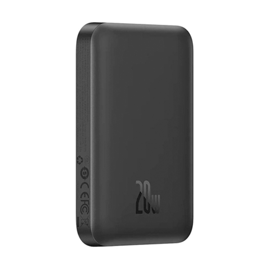 Зовнішній акумулятор Baseus Magnetic Wireless 6000mAh 20W Black - ціна, характеристики, відгуки, розстрочка, фото 1