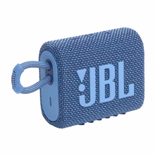 Портативна акустика JBL GO 3 Eco Blue (JBLGO3ECOBLU)