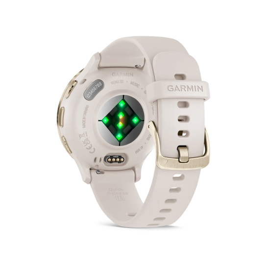 Спортивные часы Garmin Venu 3S Soft Gold Stainless Steel Bezel with Ivory Case and Silicone Band - цена, характеристики, отзывы, рассрочка, фото 6