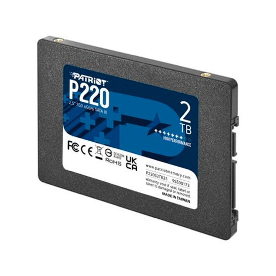 SSD накопичувач Patriot P220 2 TB (P220S2TB25) - ціна, характеристики, відгуки, розстрочка, фото 2