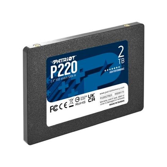 SSD накопичувач Patriot P220 2 TB (P220S2TB25) - ціна, характеристики, відгуки, розстрочка, фото 3