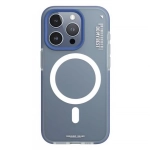 Чохол BlueO Dual Color Skin Friendly Case with Magnetic for iPhone 15 Pro Dark Blue